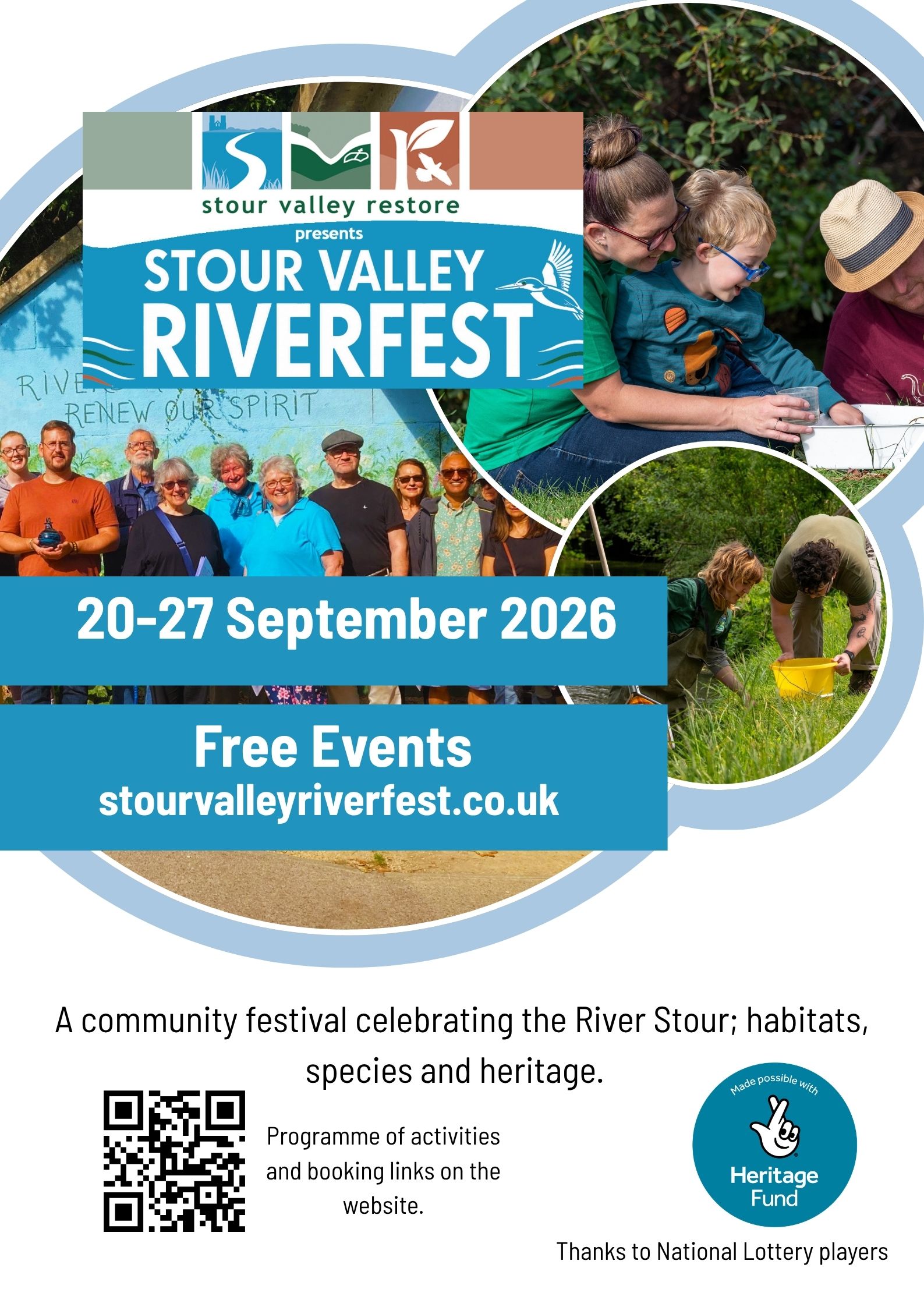 Advert for Stour valley Riverfest